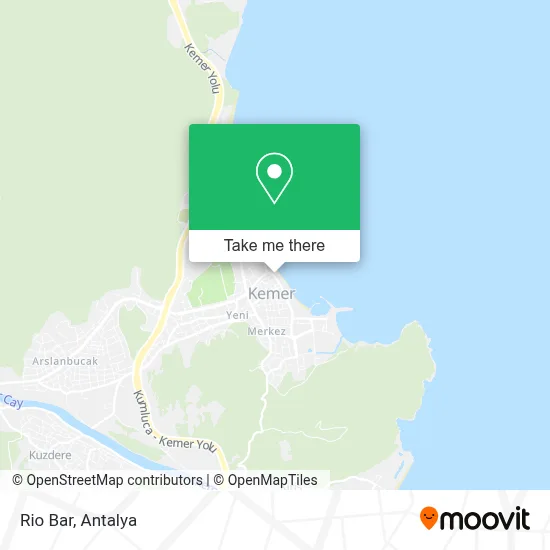 Rio Bar map