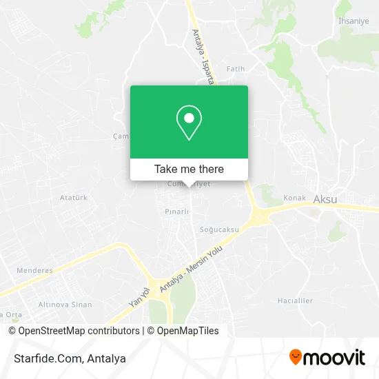 Starfide.Com map