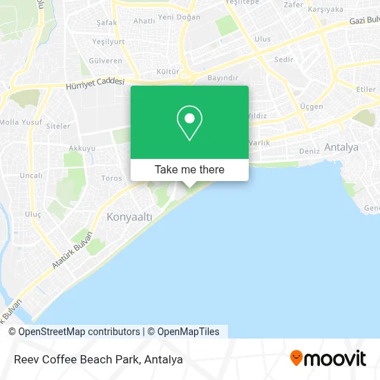 Reev Coffee Beach Park map