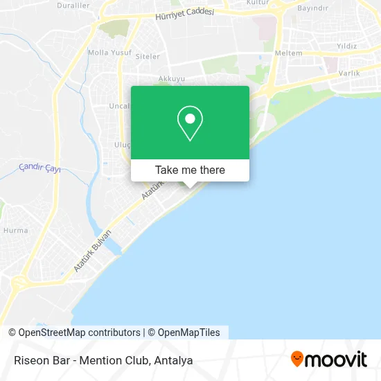 Riseon Bar - Mention Club map