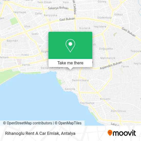 Rihanoglu Rent A Car Emlak map