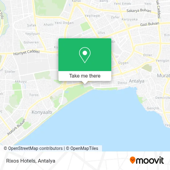 Rixos Hotels map