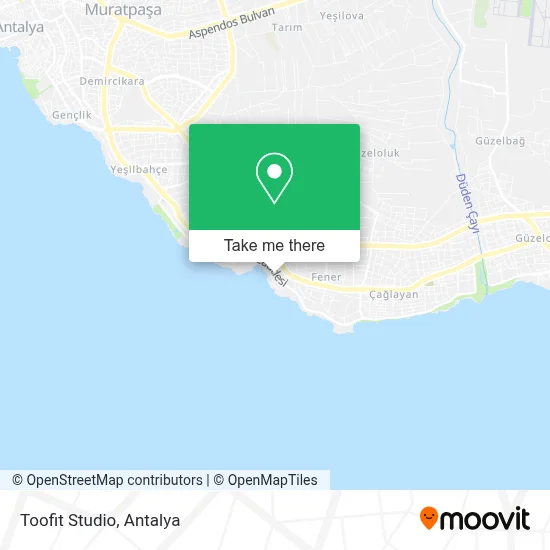 Toofit Studio map
