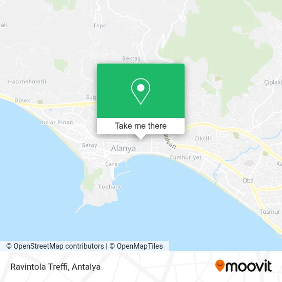 Ravintola Treffi map