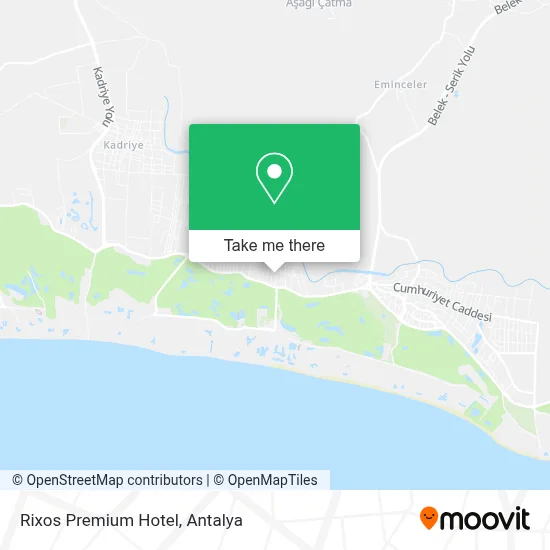 Rixos Premium Hotel map