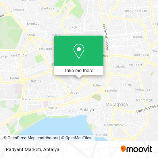 Radyant Marketi map