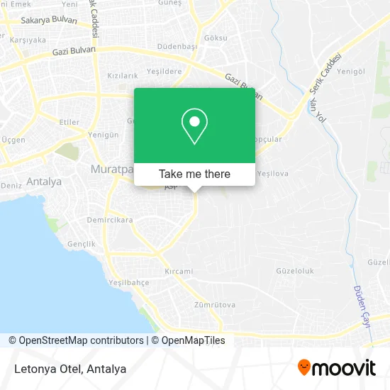 Letonya Otel map