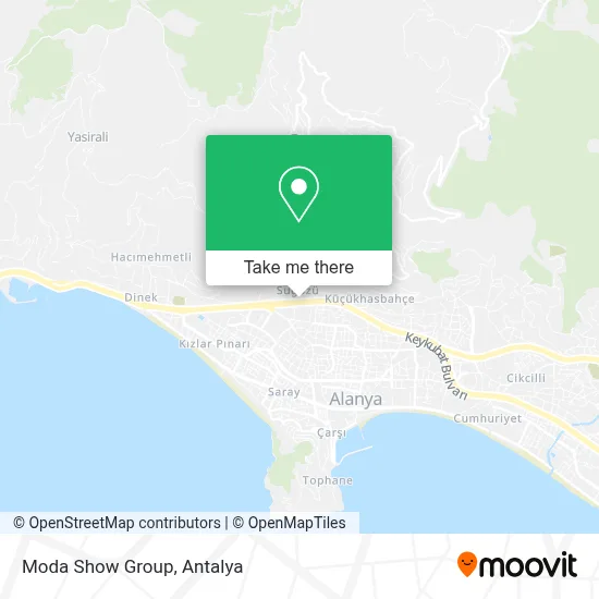 Moda Show Group map