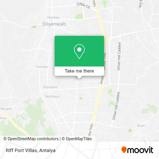 Riff Port Villas map