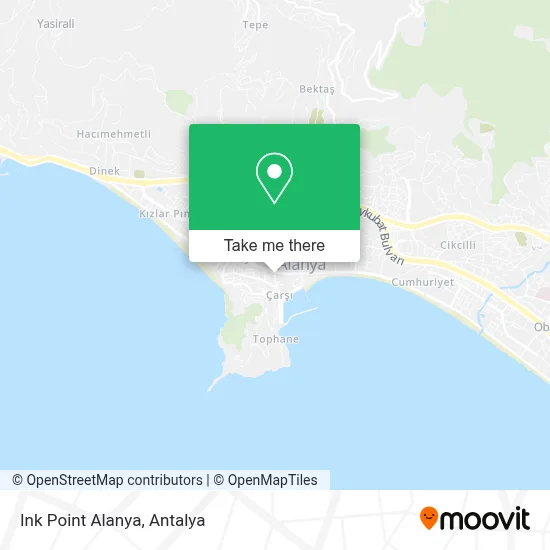 Ink Point Alanya map