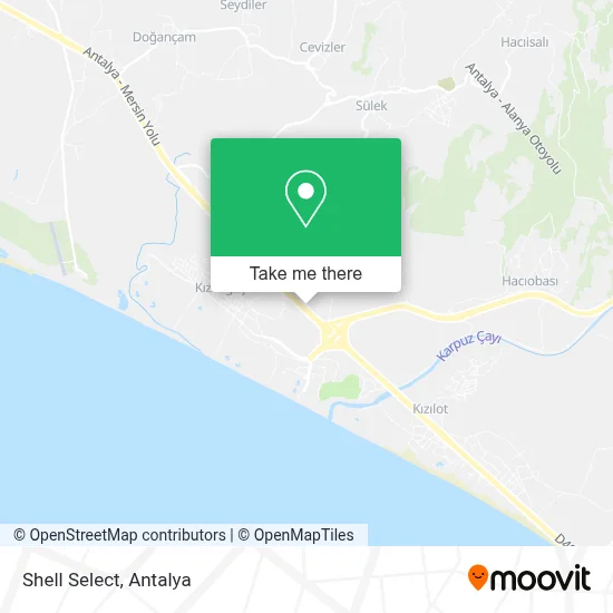 Shell Select map