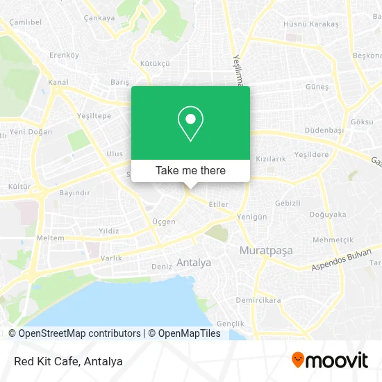 Red Kit Cafe map