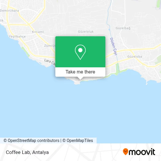 Coffee Lab map