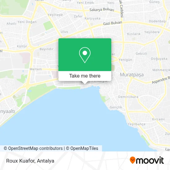 Roux Kuafor map