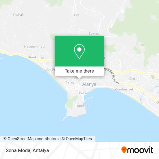 Sena Moda map