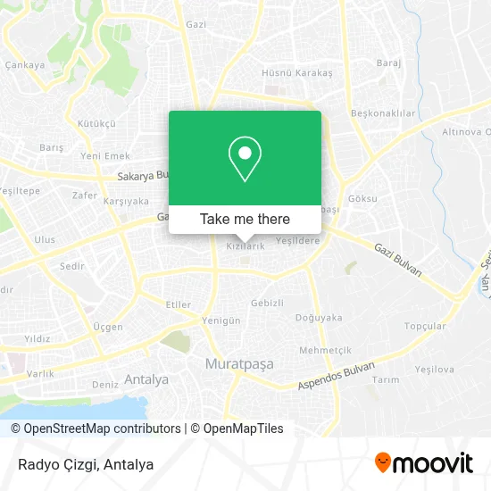 Radyo Çizgi map