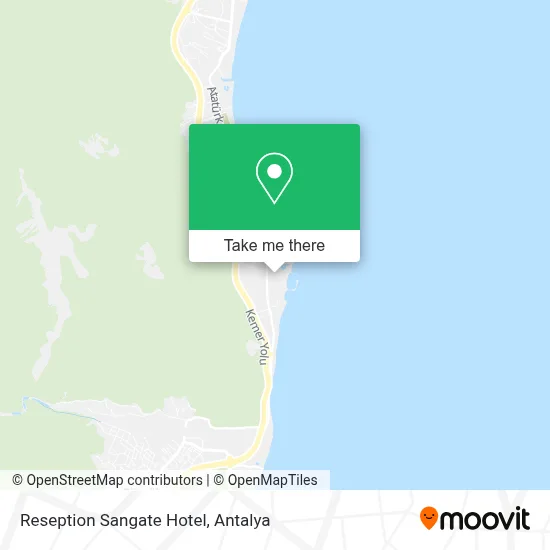 Reseption Sangate Hotel map