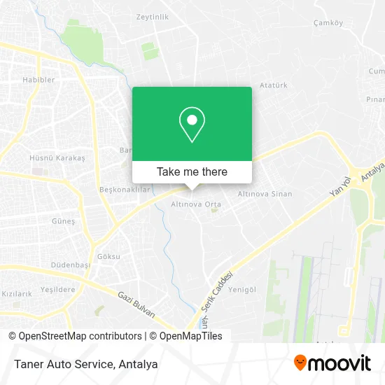 Taner Auto Service map