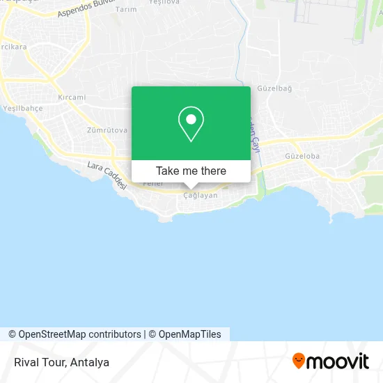 Rival Tour map