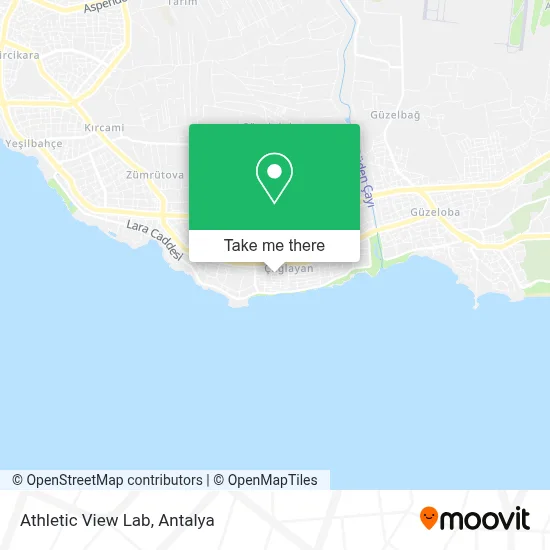 Athletic View Lab map