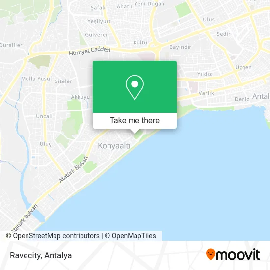 Ravecity map