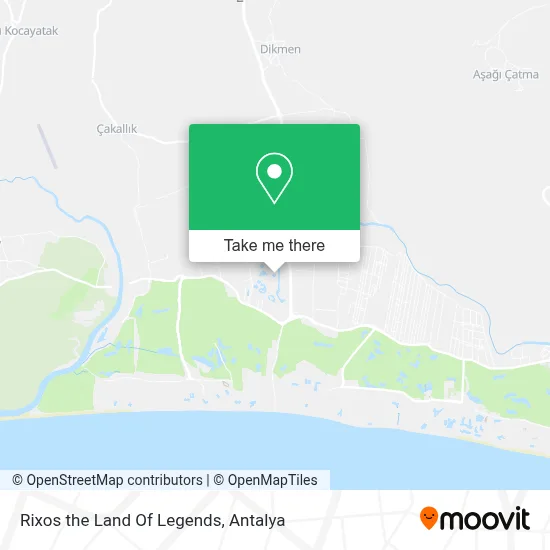 Rixos the Land Of Legends map