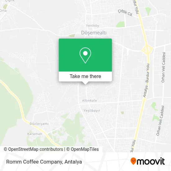 Romm Coffee Company map