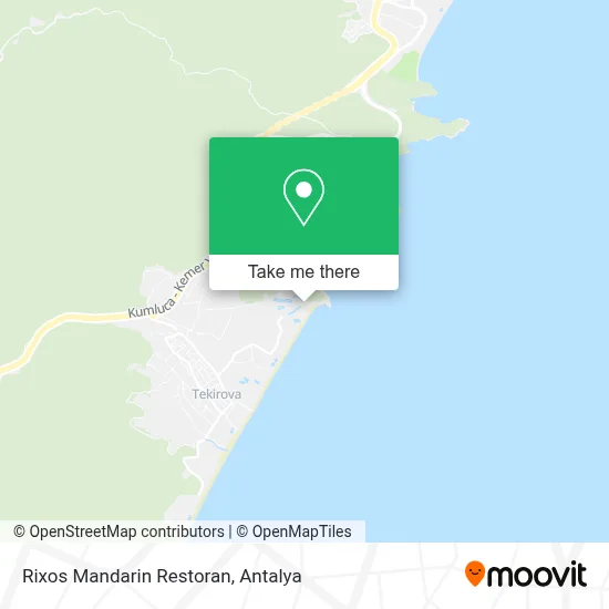 Rixos Mandarin Restoran map
