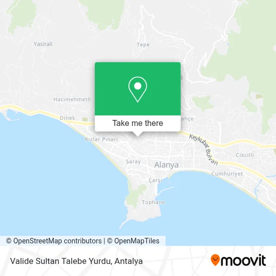 Valide Sultan Talebe Yurdu map