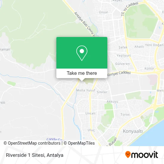 Riverside 1 Sitesi map