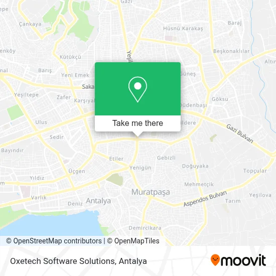 Oxetech Software Solutions map