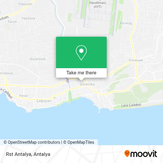 Rst Antalya map