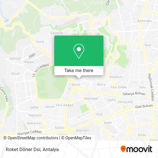 Roket Döner Dsi map