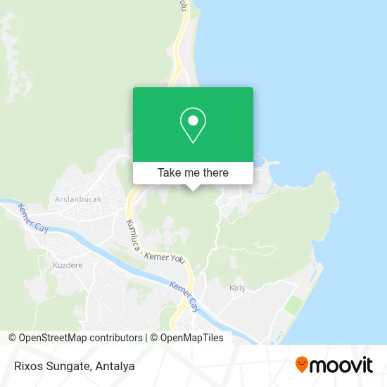 Rixos Sungate map