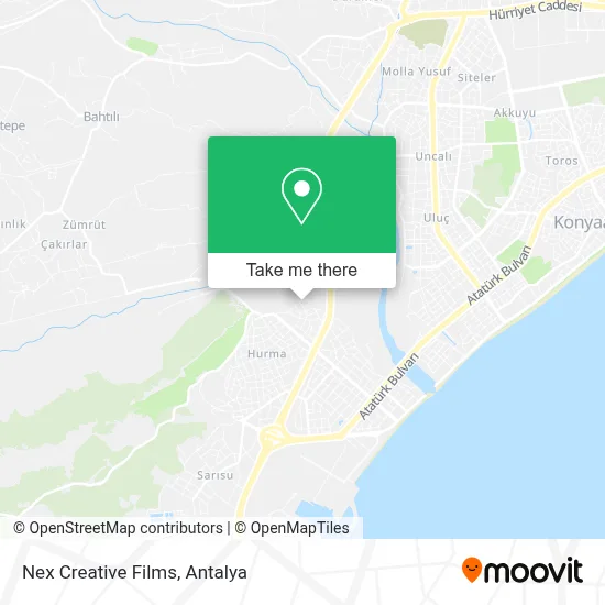 Nex Creative Films map