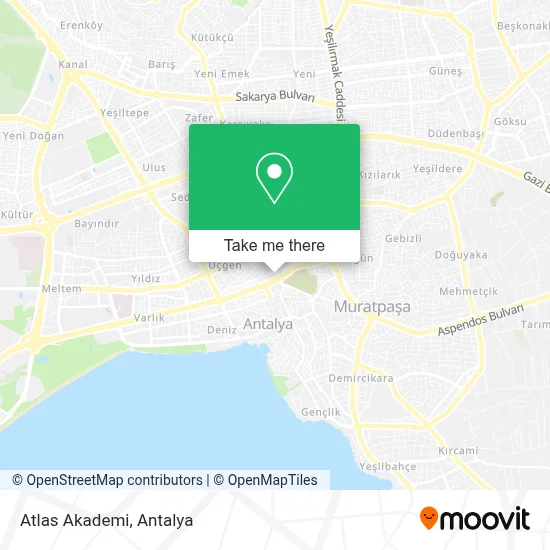 Atlas Akademi map