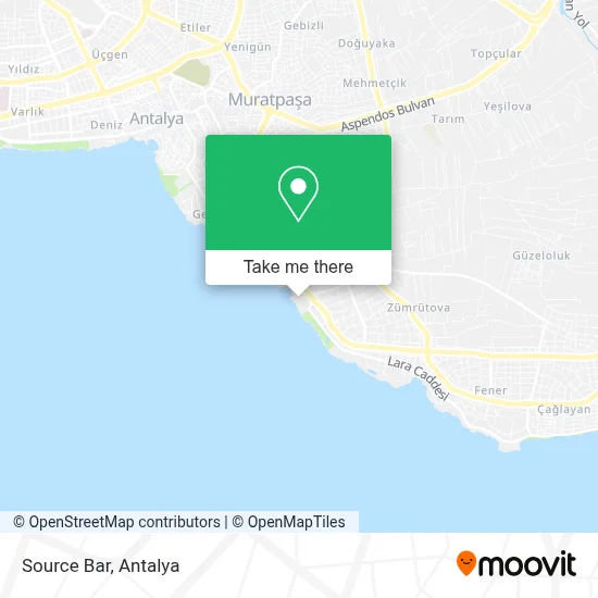 Source Bar map