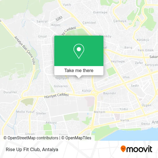Rise Up Fit Club map