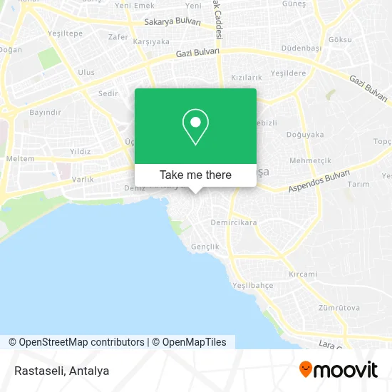Rastaseli map