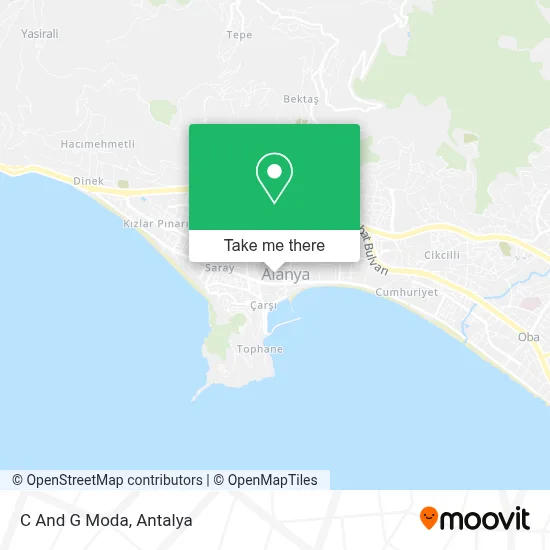 C And G Moda map