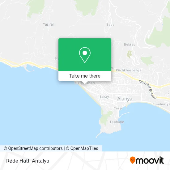 Røde Hatt map