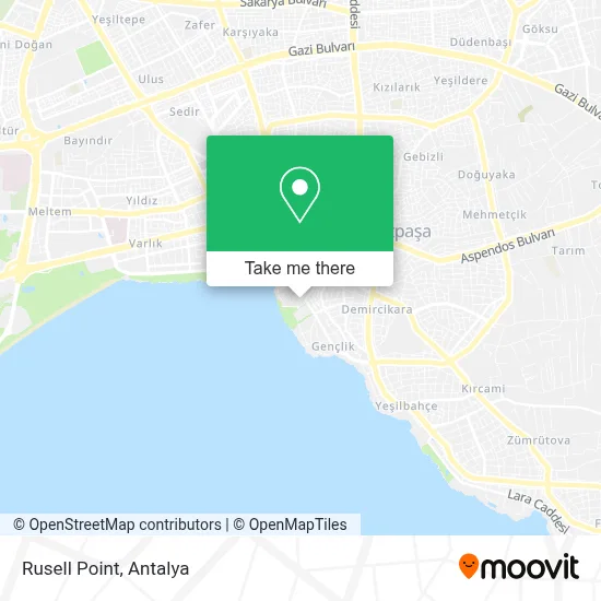 Rusell Point map