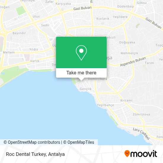 Roc Dental Turkey map