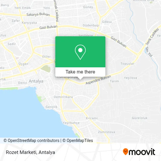 Rozet Marketi map