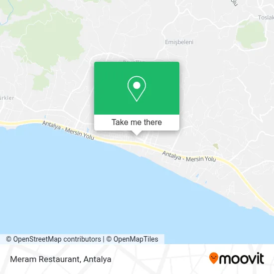 Meram Restaurant map