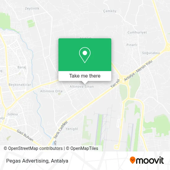 Pegas Advertising map