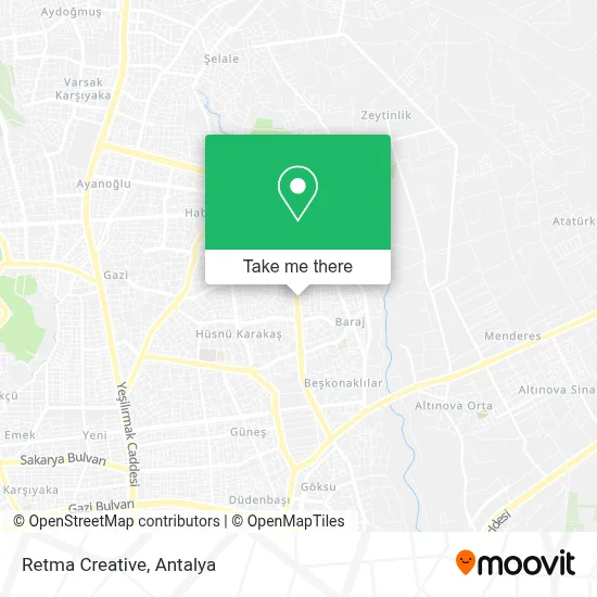 Retma Creative map