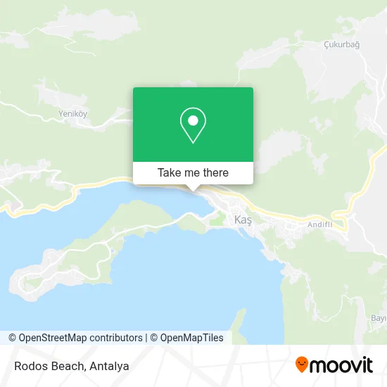 Rodos Beach map