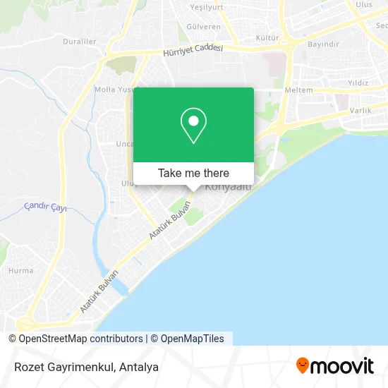 Rozet Gayrimenkul map