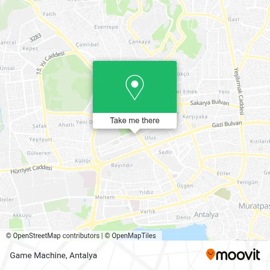 Game Machine map